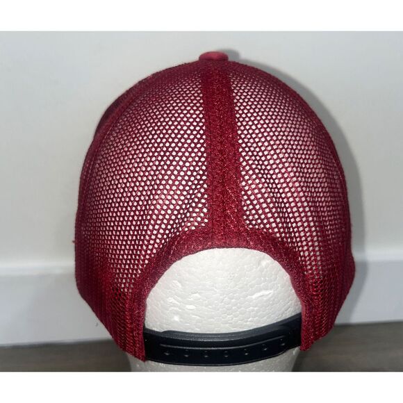 South Carolina Gamecocks Snapback Mesh Trucker Hat Top Of The World White Red - Picture 4 of 7